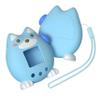 Protective Case Compatible with Tamagotchi Paradise, Cute Standing Dog Design with Button Caps & Anti-Lost Lanyard, Skin-Friendly (Blue) view 1
