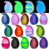 Binvin 18PCS 3D Printed Snake Toy, Easter Basket Stuffers Mini Mystery Crystal Egg Fidget Toy, 3D Printed Animals Unique Easter Basket Essentials for Kids,Party Favors for Kids 8-12 (18PCS-A) view 1