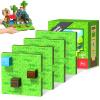 Annexfun Magnetic Blocks Base Plate,4PCS Magnetic Cubes Base-Plate for Magnetic Building Blocks Placing(4" x 4")STEM Toys for Kids 3-10 Years Old,Perfect for Home Classroom Birthday Gifts view 1