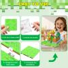 Annexfun Magnetic Blocks Base Plate,4PCS Magnetic Cubes Base-Plate for Magnetic Building Blocks Placing(4" x 4")STEM Toys for Kids 3-10 Years Old,Perfect for Home Classroom Birthday Gifts view 4