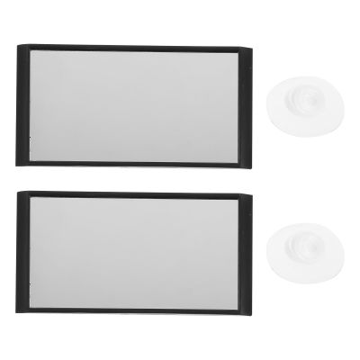 HOOTNEE 2pcs Car Interior Backseat Rearview Mirror for Safety, Wide Angle Observation Mirror Adjustable Mount, Accessory for Vehicle Use