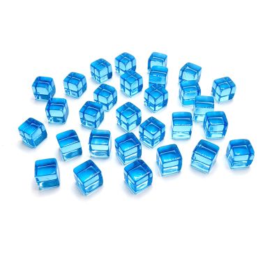 200Pcs/set Clear 8mm Acrylic Dices Game Props Educational Toy for Colorful Square Corner Cube Dices Sets