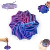 3D Star Fidget Toy,3D Printed Fidget Toys with Handle, Fidget Star Dual Motion Sensory Toy , Color-Changing Spiral for Stress Relief and Focus, Gift for ADHD and Office Desk (Blue) view 1