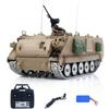 wheelfun TD US in Stock, 1/16 RC Tank M2412-C M113A2 APC Infrared Turret Rotary 360 Degree Remote Control Eletric Military Vehicle Metal Wheels Hobby Grade Model for Ages 14+ view 1