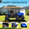 24V Kids Electric Dump Truck Ride-On,400W Six-Wheel Ride-On Car with Working Dump Bed,Dual Driving Modes, Parent Remote Control,LED Lights & Music (Blue) view 3