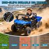 24V Kids Electric Dump Truck Ride-On,400W Six-Wheel Ride-On Car with Working Dump Bed,Dual Driving Modes, Parent Remote Control,LED Lights & Music (Blue) view 4