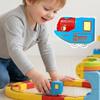 Anti-Gravity Magnetic Train Toy, Electric Train Compatible with Magnetic Trains Tracks, Flexible Race Track & 3D Infinity Track, Rechargeable Toy Trains for Ages 14+ & Toddlers (Yellow) view 3