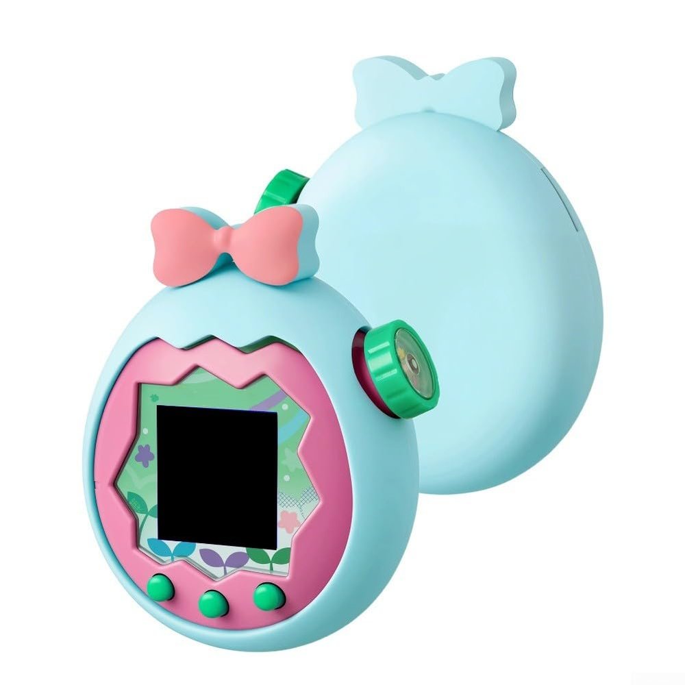 Shock Absorption Silicone Case Designed for Tamagotchi paradise with Precise Cutouts for Ports and Buttons (Blue)