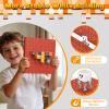 4PCS 4" x 4" Magnetic Building Block Base Plates for Kids, Strong Grip Magnetic Tiles Base Compatible with Most Popular Magnetic Blocks & Cubes, STEM Educational Toys for Boys Girls Ages 3+ (Lava) view 2