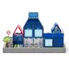 CUBEER 70PCS Police Station Magnetic Tiles Set, Magnet Tiles Building Blocks for Kids,STEM City Police Toys Gifts for Boys 3-5 4-8-12 view 4