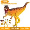 8Pack Dinosaur Building Toys for 3 4 5 6 7 8 Year Old Kids,Slot-Assembly Realistic Dinosaur Building Blocks with Easter Egg for Easter Basket Stuffers,Valentine's Day,Easter Gifts for Girls,Boys view 2