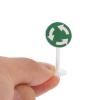 28pcs Miniature Traffic Sign Decoration Mini Plastic Road Signs Ornament Dollhouse Traffic Cone Barricade Signal Signborad Model Tiny Street Signals Educational Kit for Dollhouse Micro Scence view 3