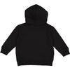 inktastic Cute Teddy Bear with Blue Crown and Bow Tie Toddler Hoodie 4T Black 47d3d view 2