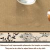 American Style Mahjong Mat Anti Slip Noise Reduction Table, Napa Textured PU Leather Cover for Board Games Table Mat, Card Games, Tile Games(E,31.50"x31.50") view 4
