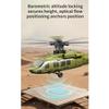ConGamefun UH-60 RC Helicopter, 2.4G 5CH Flybarless Scale RC Military Helicopter Model with Barometric Altitude Hold, Optical Flow Positioning, One-Key Inverted Flight for Beginners (RTF/Green) view 3