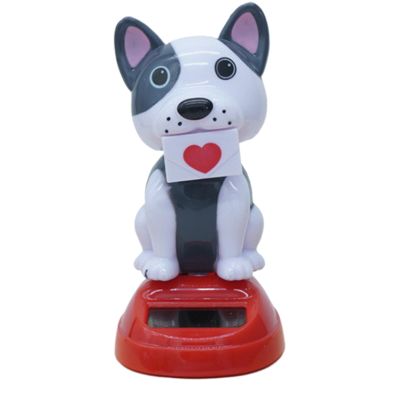 Solar Powered Dancing Animal for Car Dashboard, Decorative Swing Toy with Solar Panel, Fun Desktop Ornament for Home Office, 11x5cm