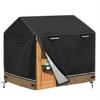 Deosk 57"*57"*63" Playhouse Cover for Kids Outdoor Playhouse Waterproof Kids Play Houses Covers Outside 420D Heavy Duty Oxford Fabric (Black) view 1