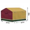 Deosk Outdoor Playhouse Cover Waterproof Wooden Playhouse Covers For Kids Play Houses Outside 420D Heavy Duty Oxford Fabric 57"*57"*63"(Multicolor) view 3
