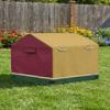 Deosk Outdoor Playhouse Cover Waterproof Wooden Playhouse Covers For Kids Play Houses Outside 420D Heavy Duty Oxford Fabric 57"*57"*63"(Multicolor) view 4