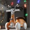 Wiggle Scooter Baby Balance Bike with Music and Lights No Pedal for 1-3 Years Old Boys Girls Kids Ride on Toys(Orange) view 3