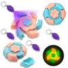 4Pcs Glow in the Dark Magnetic Fidget Spinners with UV Lights, Centrifugal Transforming Sensory Toys for Kids Adults, Luminous Hand Spinner Party Favors, Stress Relief Goodie Bag Stuffers view 1
