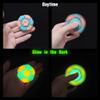 4Pcs Glow in the Dark Magnetic Fidget Spinners with UV Lights, Centrifugal Transforming Sensory Toys for Kids Adults, Luminous Hand Spinner Party Favors, Stress Relief Goodie Bag Stuffers view 2