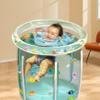 29.5x31.5in Inflatable Kiddie Pool Cartoon Pattern Baby Swimming Pool with Drainage Transparent Sealed PVC Cooling Toddler for Hot Days, Inflatable Baby view 4