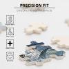 Puzzles 500 Pieces Bluefin Tuna Thunnus Jigsaw Puzzles Wooden Photo Puzzle for Adults Personalized Picture Puzzle Classic Jigsaw Puzzle for Family Wedding Birthday Valentine's Day Gifts 15.7 x 11 Inch view 3