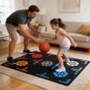 Basketball Training Mat - Anti-Skid Rubber Silent Shock-Absorbing Footwork Mat, Basketball Sticky Mat Ideal for Kids Home Basketball Drills & Indoor Skill Training, Safe Practice Sessions (24*16 inch) view 4