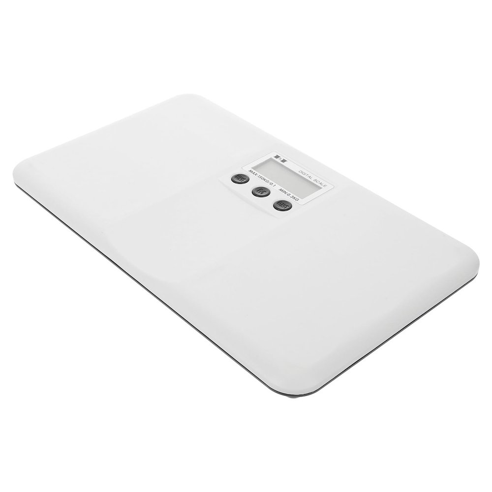 Electronic PET Scale White 150kg Capacity with Digital Display