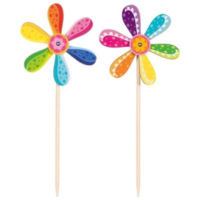 Goki Windmill Flower Colourful Outdoor Toy for Children