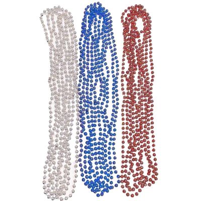 YHTNZN Costume Beaded Necklace Props Masquerade Mardi Gras Beads St. Patrick's Day Party For Carnival Mardi Gras Decor(Color 2)