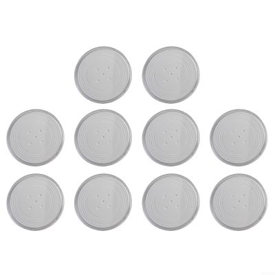 10 Pack 2.76-Inch Transparent Plastic Coin Capsules with Multiple Foam Ring Inserts, Round Storage Holders for Collectors to Organize and Protect Commemorative Coin(4)