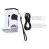 2.0 Inch Microscope for Kids with LED Light, Handheld Digital Microscope Portable Microscope, 800X HD 1080P Magnification for Science Lab Education, Pocket Microscope with Adjustab view 1