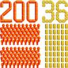 Refill Soft Bullets Compatible with Semi-Automatic Shell Ejecting Toy Guns, 200 Soft Bullets + 36 Shells, Foam Bullets Kit Ammo Pack for Automatic Toy Pistols view 1