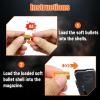 Refill Soft Bullets Compatible with Semi-Automatic Shell Ejecting Toy Guns, 200 Soft Bullets + 36 Shells, Foam Bullets Kit Ammo Pack for Automatic Toy Pistols view 3