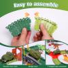 FUNBUD 96 Pieces Dinosaur Track Expansion Set for Kids - Birthday Gift for Boys Ages 3-5 5-7, Compatible with Most Dino Tracks, Creative Add-On Toy to Build view 4