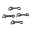 4pcs Connecting Rod 8-97388-921-2 Compatible with Isuzu 4JJ1 4JJ1T Compatible with Hitachi ZX110-3 ZX135US-3 ZX140W-3 ZX145W-3 ZX160LC-3 Excavator view 1