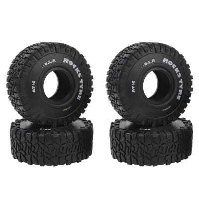 4pcs 1/10 RC Crawler Tire Wear Good Grip Anti Slip RC Rubber Wheel Tyre Set for SCX10