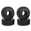 4pcs 1/10 RC Crawler Tire Wear Good Grip Anti Slip RC Rubber Wheel Tyre Set for SCX10 view 1