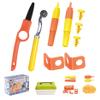 Bemonew Cardboard Construction Kit 148 PCS Cardboard Tools Kids Early Educational Toys for Boys and Girls view 2