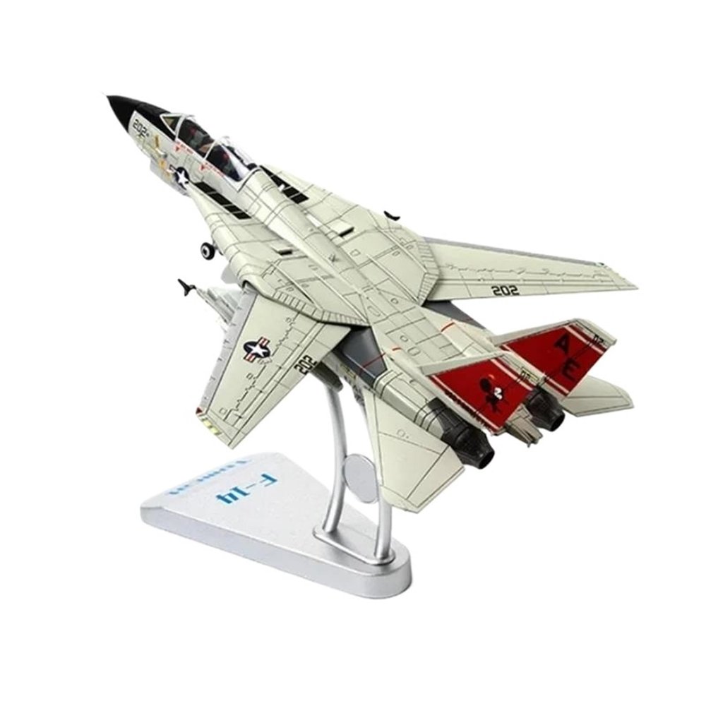 Flying Airplane Model Diecast Metal Alloy 1/72 Scale F14A F-14 F14 VF-31 Tomcat Aircraft Fighter Plane Replica Model Toy for Collection Aviation Airbus