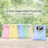MIXIUJIEN Sugar Glider Sleeping Pouch, Plush Drawstring Pouch Set, Soft Breathable Cage Bed for Sugar Gliders, 5-Pack view 2