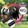 AOBOTE Zip line Kit for Kid and Adults,Zip line Up to 400lbs,Special Retractors and Disc Seats,Zipline Kit for Backyard,Playground Entertainment (100ft) view 3