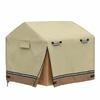 Deosk 57"*57"*63" Playhouse Cover for Kids Outdoor Playhouse Waterproof Kids Play Houses Covers Outside 420D Heavy Duty Oxford Fabric (Khaki) view 1