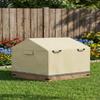 Deosk 57"*57"*63" Playhouse Cover for Kids Outdoor Playhouse Waterproof Kids Play Houses Covers Outside 420D Heavy Duty Oxford Fabric (Khaki) view 3