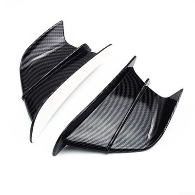 Carbon Fiber Aerodynamic Wings for Ducati Panigale V2, Side Fairing Winglets Motorcycle Spoiler for High Speed Stability, 2-Pack