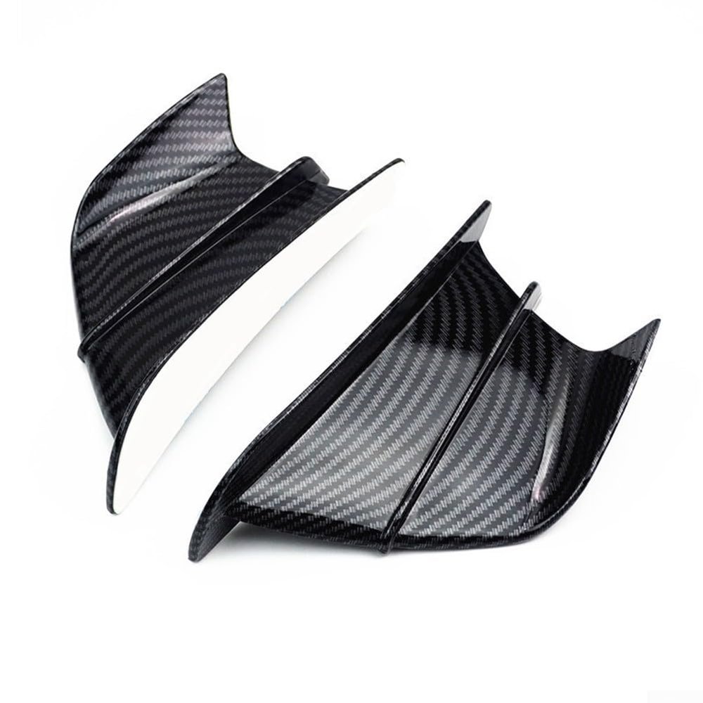 Carbon Fiber Aerodynamic Wings for Ducati Panigale V2, Side Fairing Winglets Motorcycle Spoiler for High Speed Stability, 2-Pack