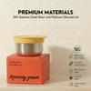 Mommy Great Stainless Steel Toddler Feeding Bowl with Flip-To-Suction Lid, Airtight & Microwave Safe with Steam Vent, 12+ Months (Blue (Blueberry), Medium (12 fl oz)) view 2