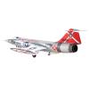 Flying Airplane Model Diecast Metal Alloy Model 1/72 Scale F104 F-104C Aircraft Airplane USAF Starfighter Falcon Toy for Collection Aviation Airbus view 3
